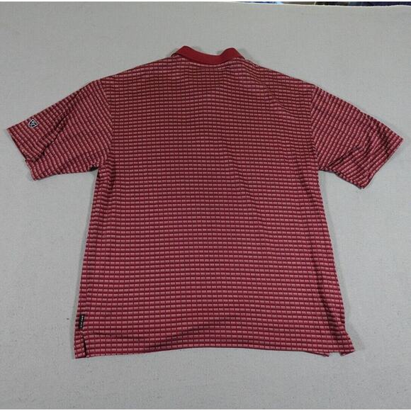 Nike Golf Tiger Woods Collection Polo Shirt Men L Burgundy Performance Stretch‎ - Picture 9 of 11